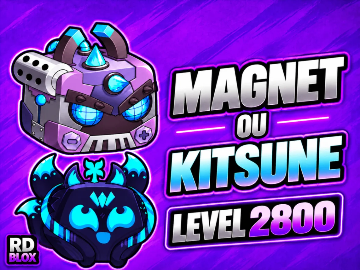 ⭐ LVL 2800 COM 1 GARANTIDA (KITSUNE OU MAGNET )