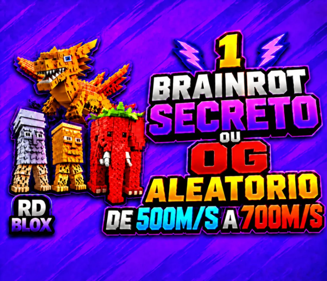 ⭐ Brainrot Secreto ou OG Aleatório 500M/S A 700M/S