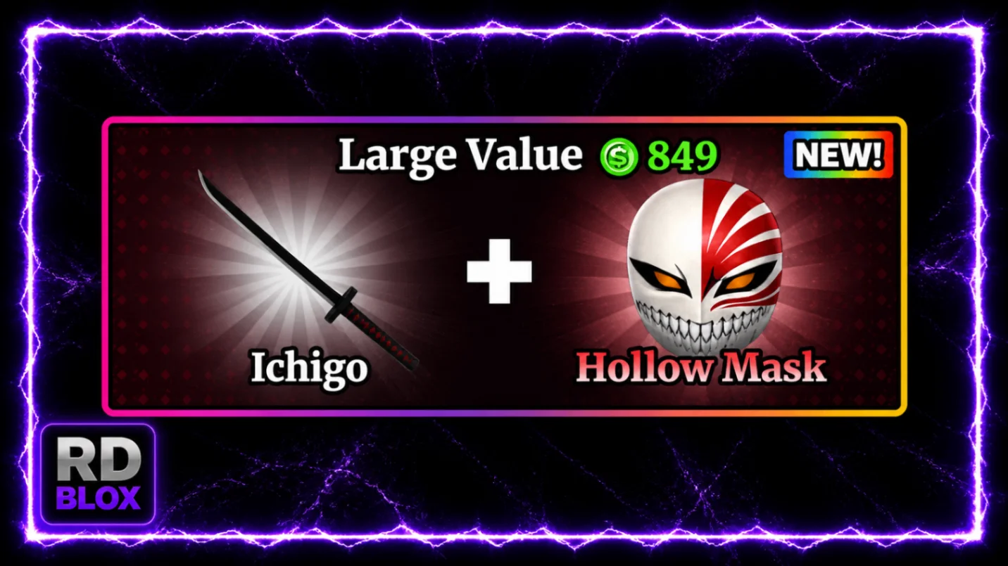 🤑 🎁 ICHIGO + HOLLOW MASK