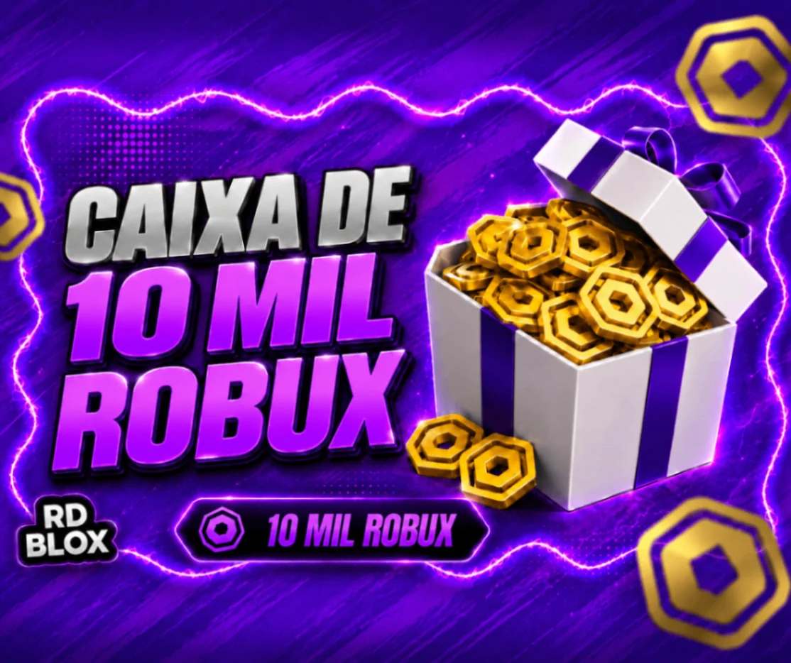 🍀 CAIXA DE ROBUX (GARANTIDO) PODE CONTER ATÉ 10.000 ROBUX