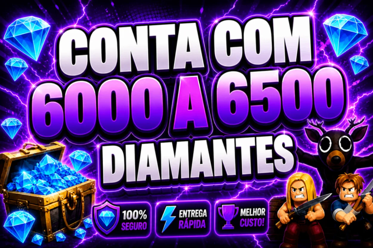 💎 CONTA COM 6000-6500 DIAMANTES