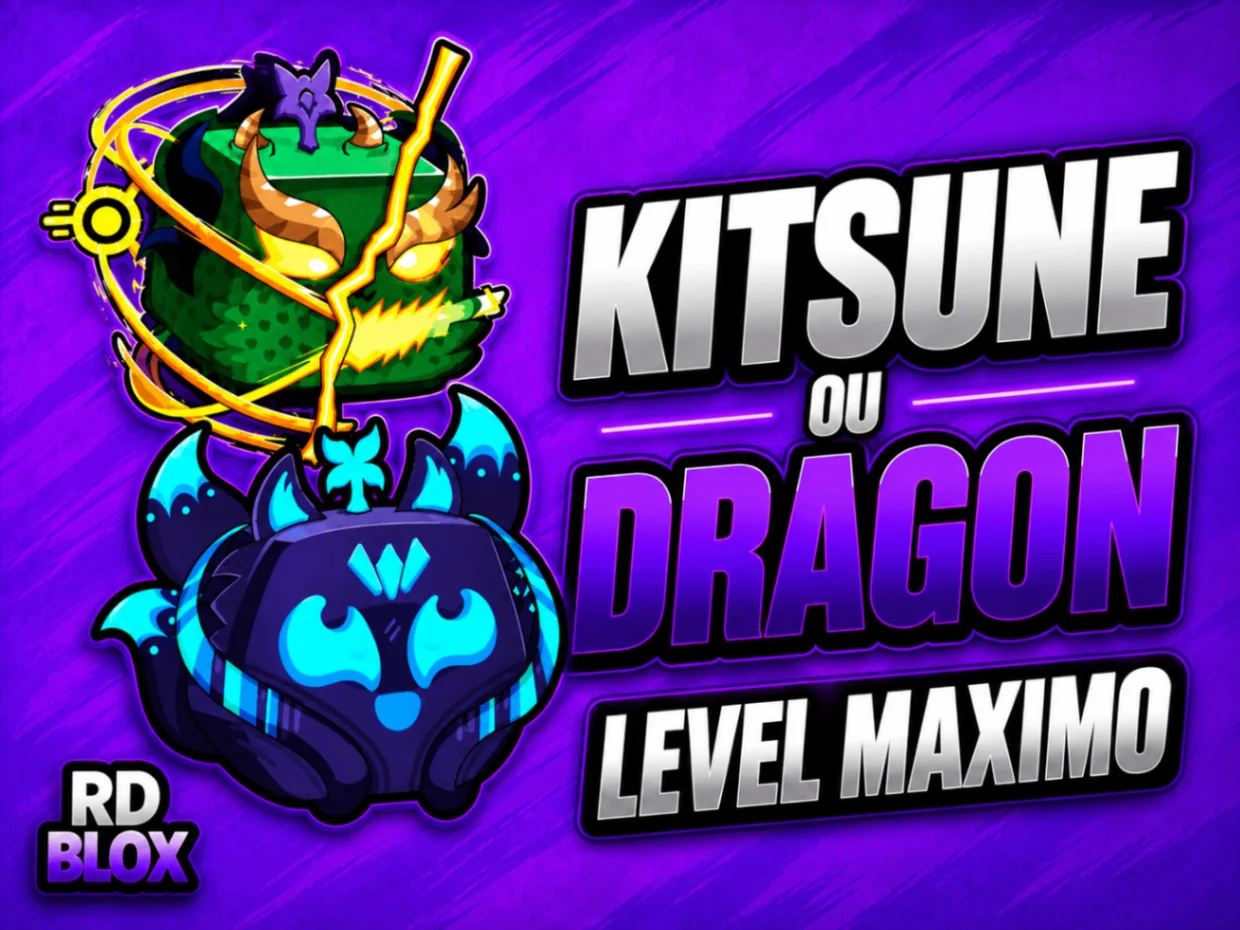 ⭐ LVL 2800 COM 1 GARANTIDA (KITSUNE OU DRAGON )