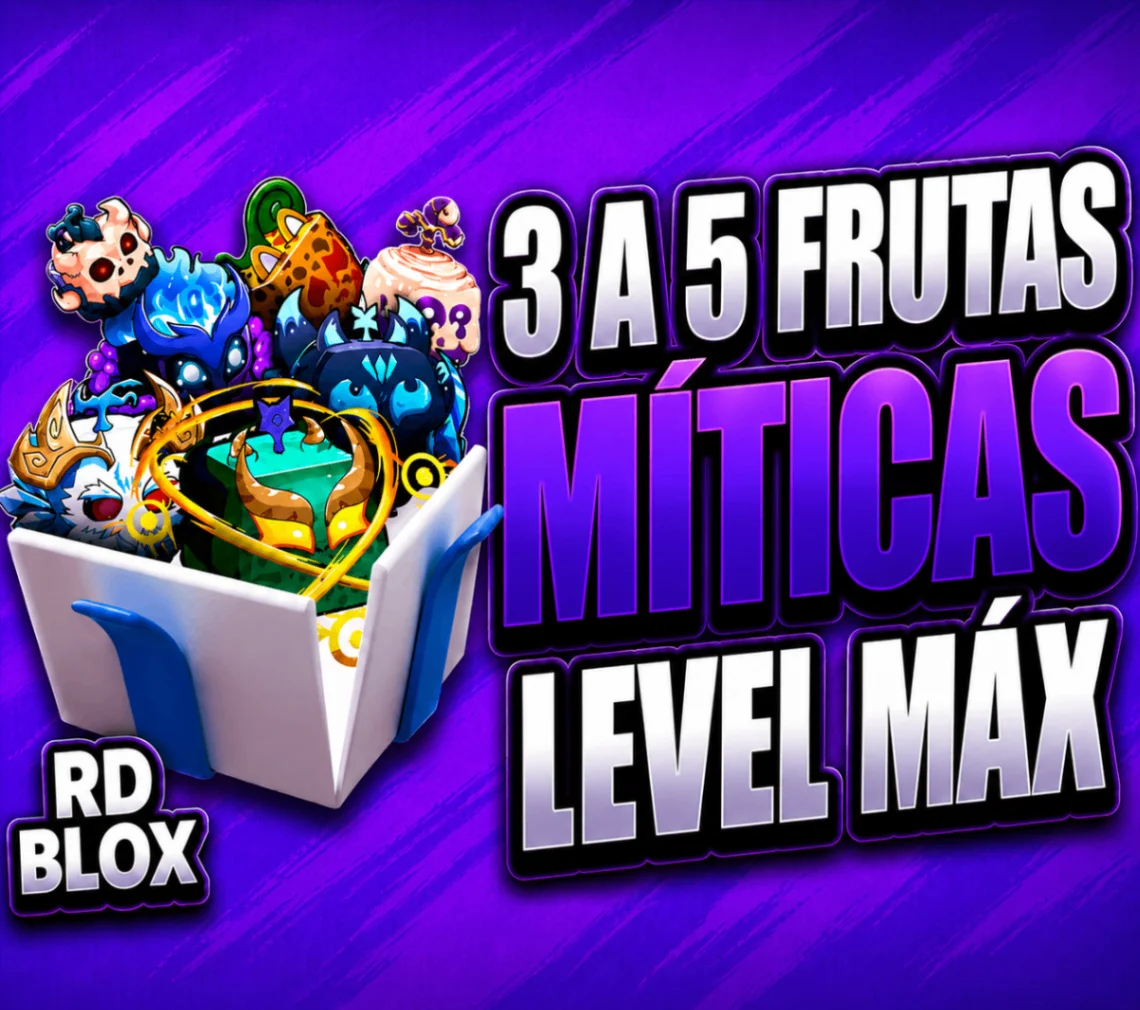 🔴 LVL 2800 + GHM + 3 A 5 FRUTAS MÍTICAS (CONTAS BLOX FRUITS)
