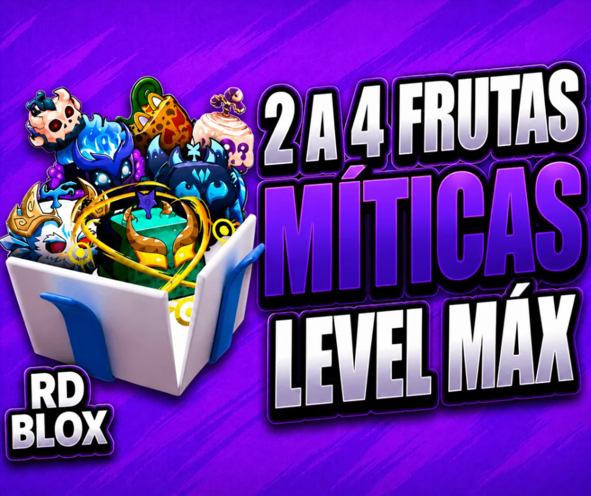 🔴 LVL 2800 + GHM + 2 A 4 FRUTAS MÍTICAS (CONTAS BLOX FRUITS)
