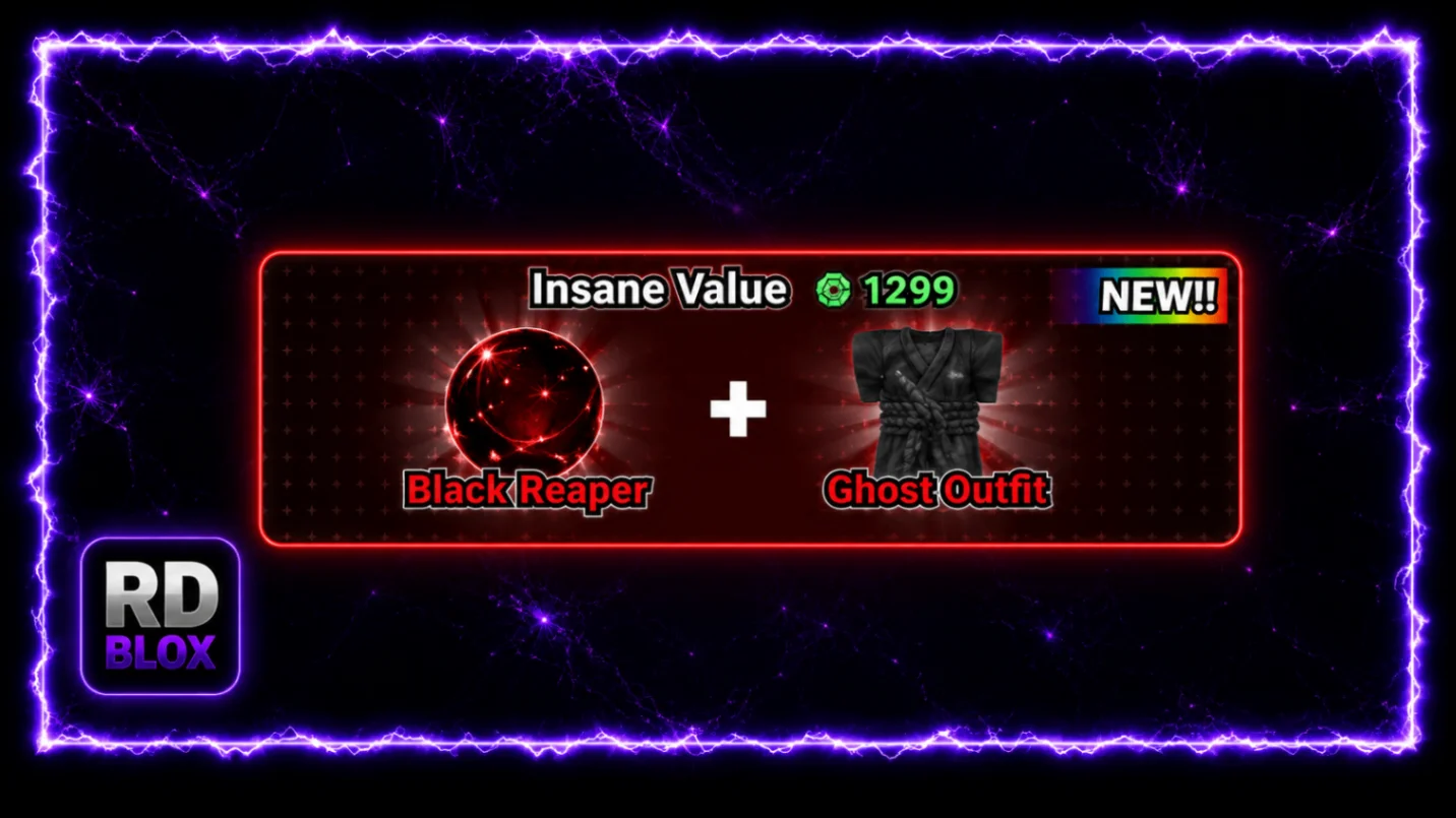 🎁 BLACK REAPER + GHOUL OUTFIT