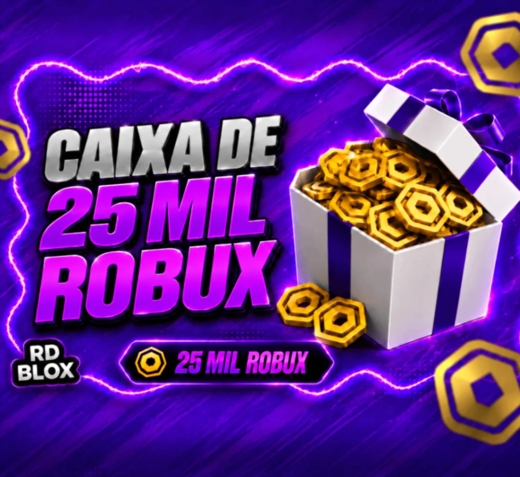 🍀 CAIXA DE ROBUX (GARANTIDO) PODE CONTER ATÉ 25.000 ROBUX