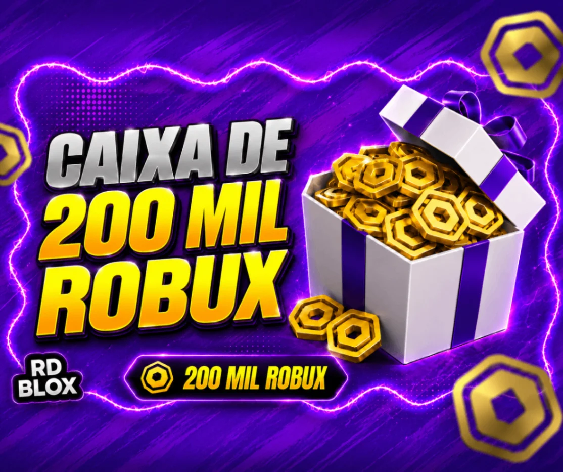 🍀 CAIXA DE ROBUX (GARANTIDO) PODE CONTER ATÉ 200.000 ROBUX